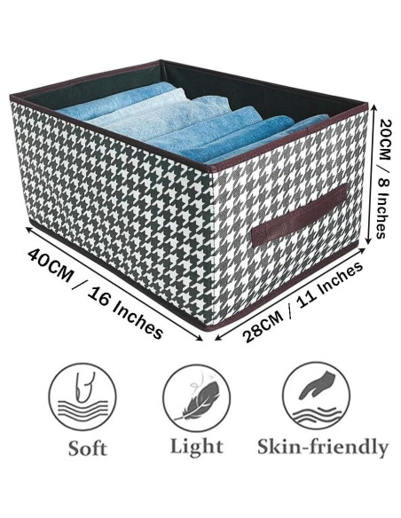 Organizador de Maletero de Coche Plegable OULIGET Houndstooth