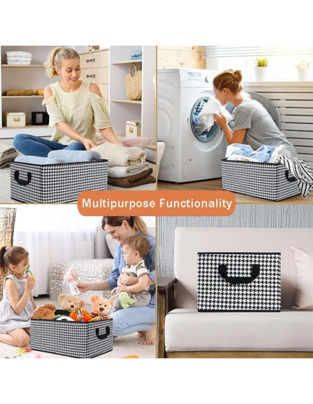 Organizador de Maletero de Coche Plegable OULIGET Houndstooth