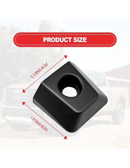 Cubierta Agujero Manija Puerta RBOKO Nissan Infiniti Negro