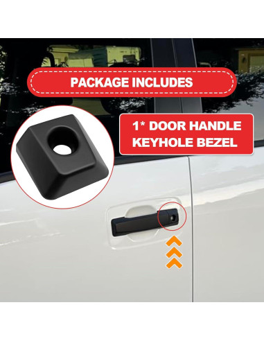 Cubierta Agujero Manija Puerta RBOKO Nissan Infiniti Negro