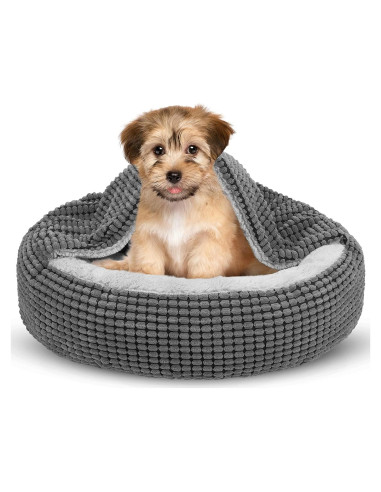 Cama Redonda para Perro Pequeño SIWA MARY 58.42cm Antiestrés