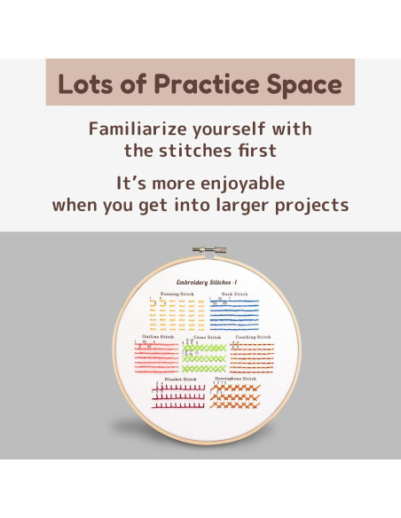 Kit de Bordado Bradove em3 para Principiantes con Tutoriales