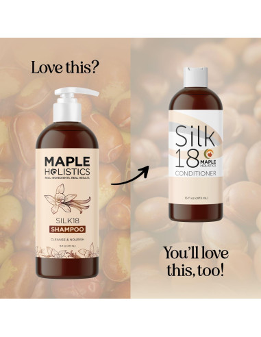 Champú Hidratante Maple Holistics 473ml Sin Sulfatos Vainilla