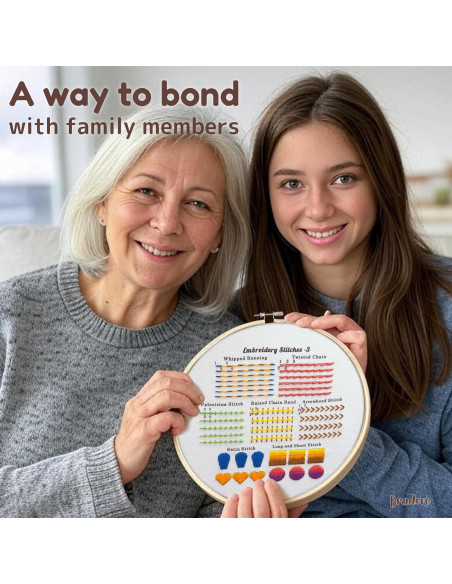 Kit de Bordado Bradove em3 para Principiantes con Tutoriales