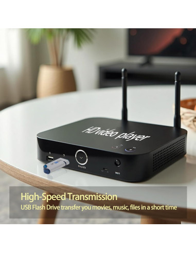 Unidad Flash USB 64GB KAISLE Portátil con Llavero Azul