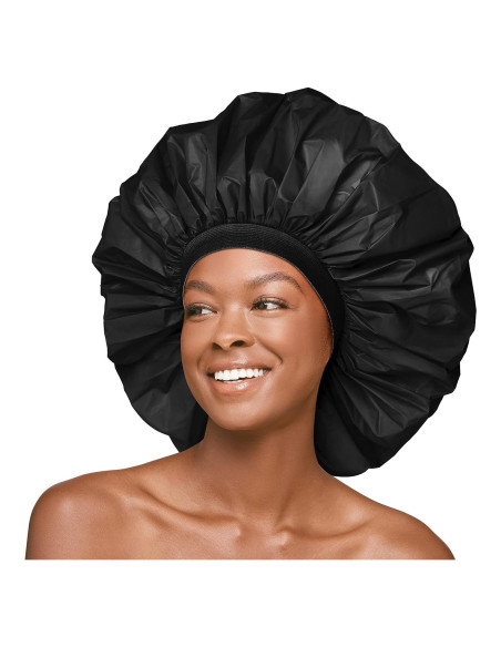 Gorro de Ducha Impermeable Red by Kiss Super Jumbo