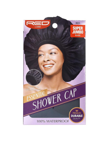 Gorro de Ducha Impermeable Red by Kiss Super Jumbo