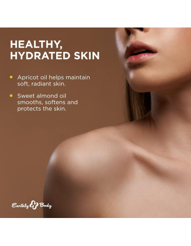 Aceite de Masaje Comestible Earthly Body 236.59 ml - Plátano