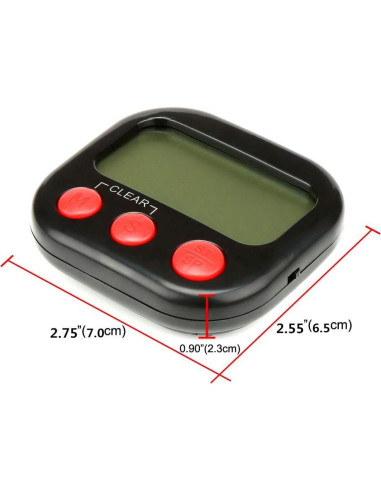 Paquete de 2 Temporizadores Digitales de Cocina Rumcnjen