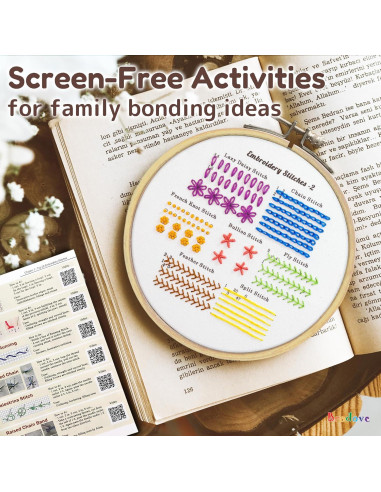 Kit de Bordado Bradove em3 para Principiantes con Tutoriales