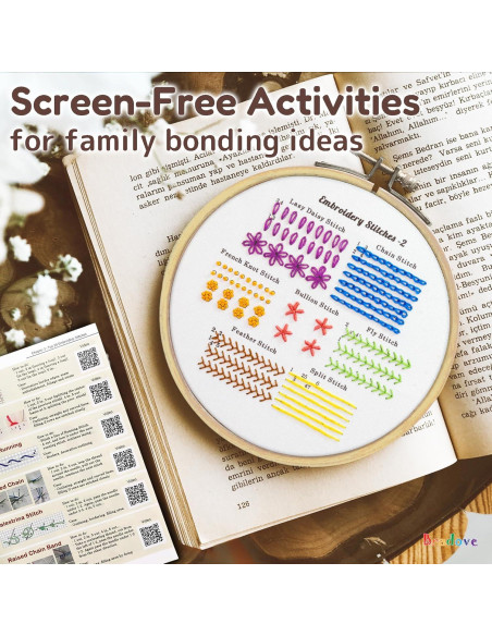 Kit de Bordado Bradove em3 para Principiantes con Tutoriales