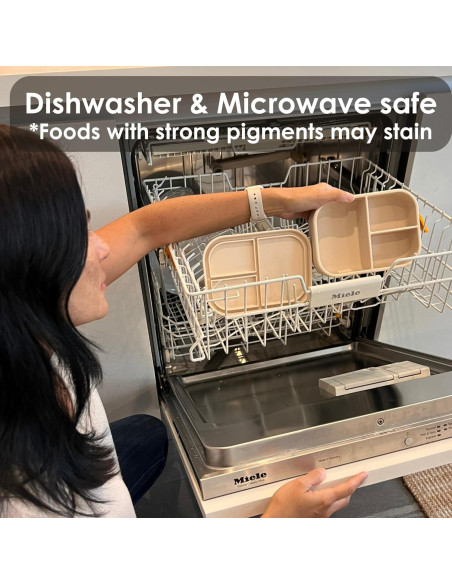 Caja Bento de Silicona AliOli Azul 3 Compartimentos 946 ml