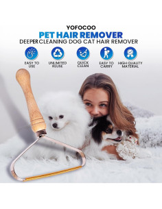 Removedor de Pelo de Mascota YOFOCOO - 2 Paquetes, Manual 2