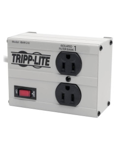 Protector de Sobretensión Tripp Lite IBAR2-6D 2 Tomas 1.83m