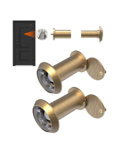 Mirilla para puerta GLANICS 2PCS cobre 200 alta resistencia