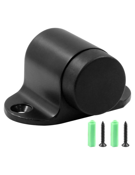 Tope de Puerta de Piso PHITUODA Acero Inoxidable Negro 27mm