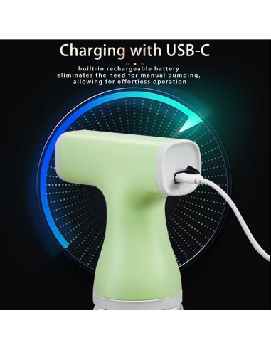 Dispensador de Aceite Eléctrico Kzalzaci 260ml 2-en-1 Negro