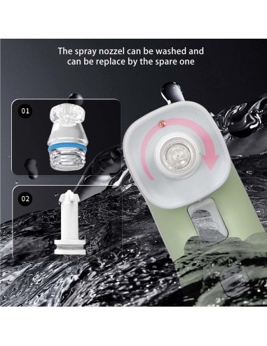 Dispensador de Aceite Eléctrico Kzalzaci 260ml 2-en-1 Negro