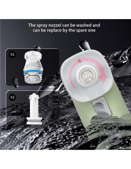 Dispensador de Aceite Eléctrico Kzalzaci 260ml 2-en-1 Negro