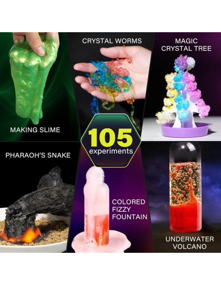 Kit de Ciencia BenBen 105 Experimentos Educativos para Niños