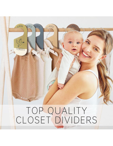 Divisores de Armario para Bebés ITDYB - Juego de 8 Tamaños