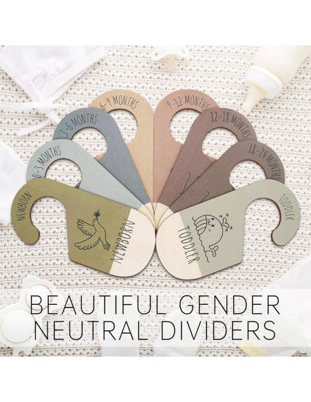 Divisores de Armario para Bebés ITDYB - Juego de 8 Tamaños