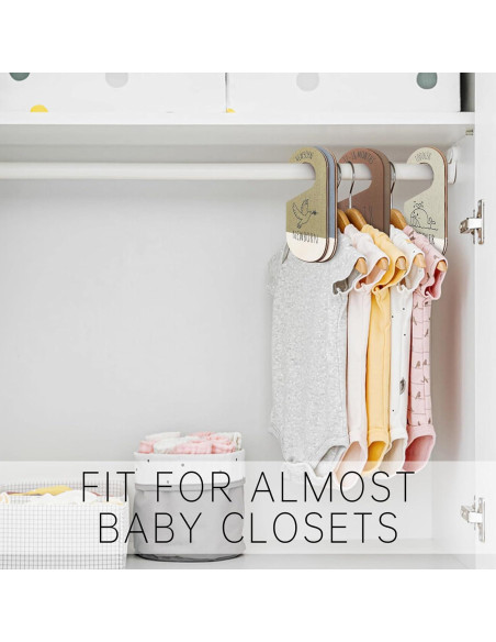 Divisores de Armario para Bebés ITDYB - Juego de 8 Tamaños