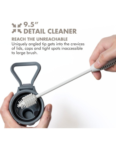 Juego de Cepillos de Limpieza GrandTies - Silicona 2 Piezas Juego de Cepillos de Limpieza GrandTies - Silicona 2 Piezas