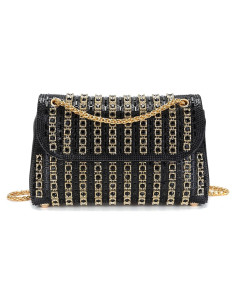 Clutch de Noche Brillante Sweetovo con Strass para Mujeres