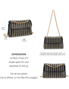 Clutch de Noche Brillante Sweetovo con Strass para Mujeres 2