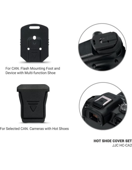 Juego de 2 tapas de zapata caliente JJC para Canon R3 R7 R8 R10 R50