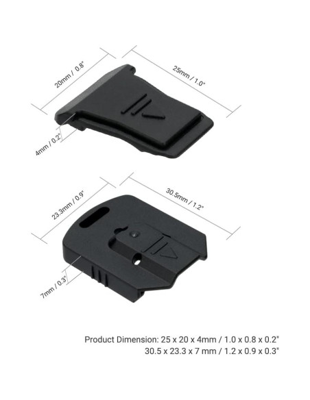 Juego de 2 tapas de zapata caliente JJC para Canon R3 R7 R8 R10 R50