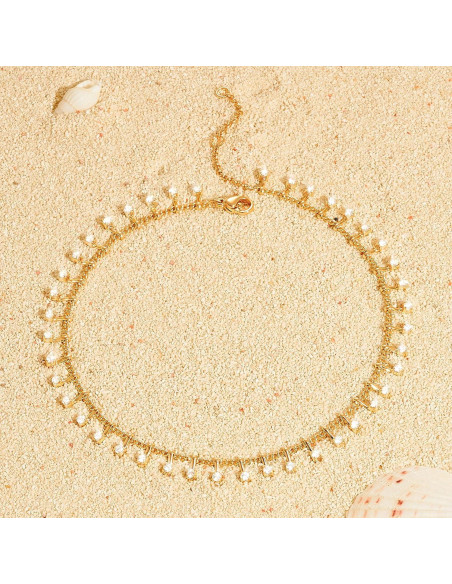 Cadena de Tobillo Dremmy Studios Oro 14k con Ojo Maligno