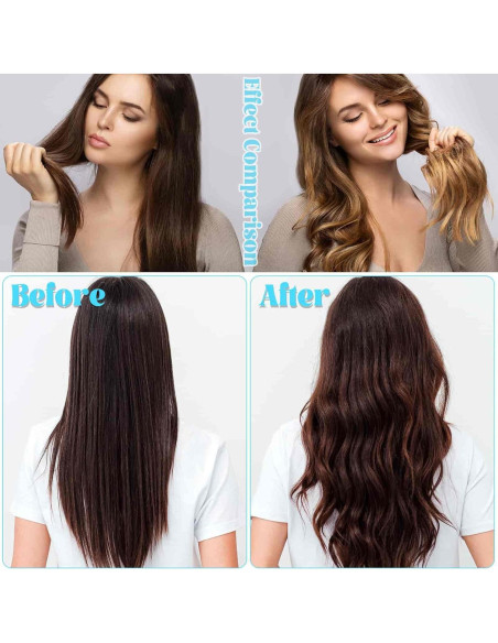 Rizadores de Cabello Jumbo Acejoz 12 Piezas con Clips Acero