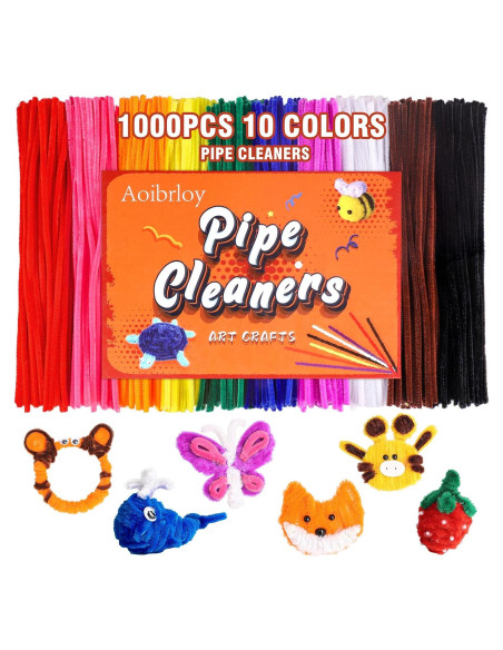 Limpiapipas Magipipe 1000PCS Multicolor 30.48cm x 6mm