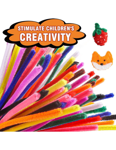 Limpiapipas Magipipe 1000PCS Multicolor 30.48cm x 6mm