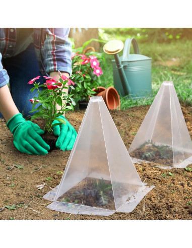 Cloches de Jardín Niuyhe 20 Piezas Protectores de Plántulas