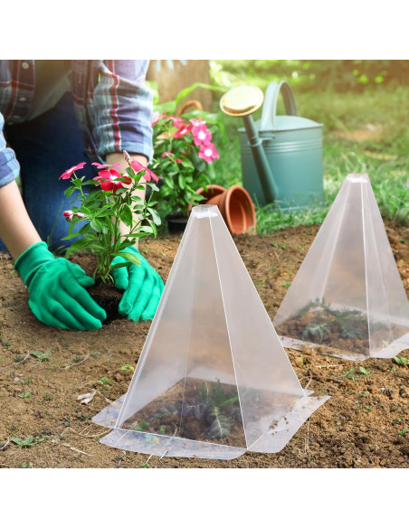 Cloches de Jardín Niuyhe 20 Piezas Protectores de Plántulas
