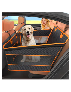 Asiento de Coche para Perros Grandes Instraella Negro 69.85x54.86cm
