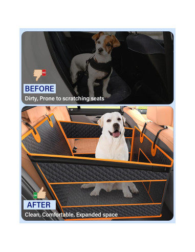 Asiento de Coche para Perros Grandes Instraella Negro 69.85x54.86cm