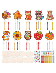 Kit de Campanas de Viento JellyArch 30 Piezas Otoño Manualidades