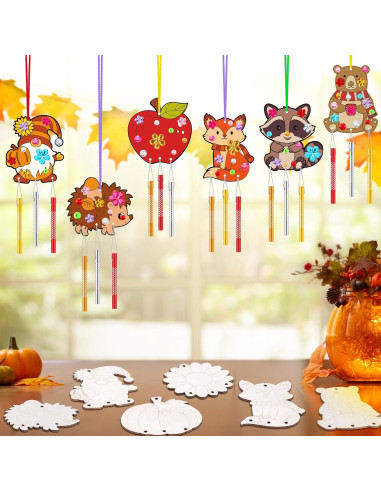 Kit de Campanas de Viento JellyArch 30 Piezas Otoño Manualidades