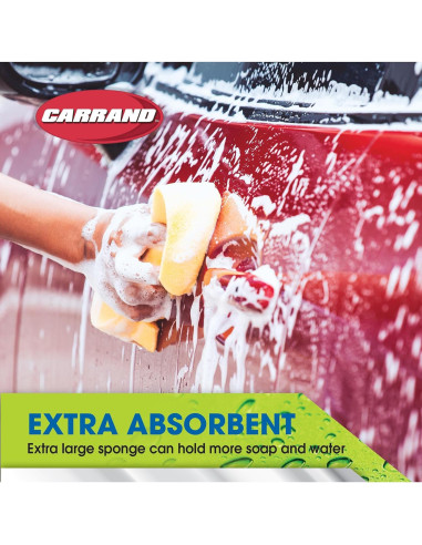 Esponja de Hueso Gigante Carrand 40102 Amarilla 22.2x12.1 cm