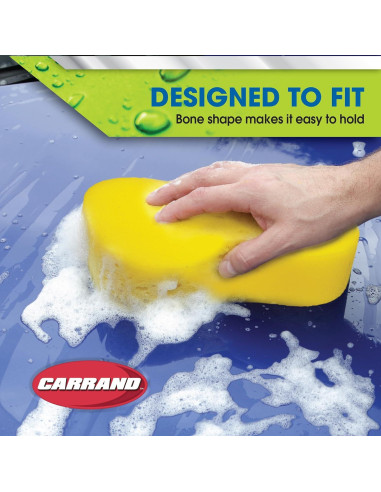 Esponja de Hueso Gigante Carrand 40102 Amarilla 22.2x12.1 cm