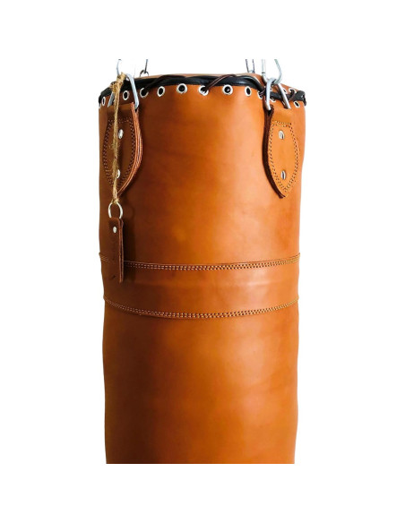 Bolsa de Boxeo de Cuero Geoffrey 100cm Vintage Color Tan