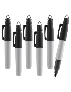 Marcadores Permanentes Mini TH Golf, 6 Colores, Punta Fina