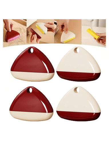 Rodillo de Pelusa Reutilizable para Pelo de Mascota - 4 Piezas