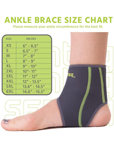 Férula para Tobillo Senteq Mediana - Soporte Compresivo Neopreno