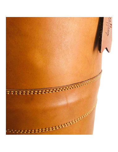 Bolsa de Boxeo de Cuero Geoffrey 100cm Vintage Color Tan