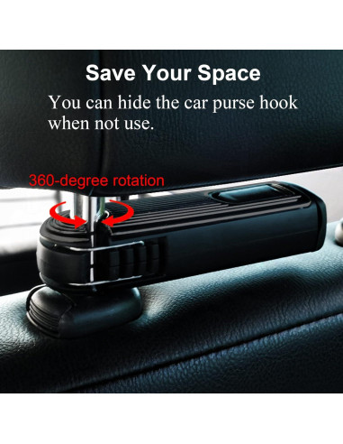 Gancho Organizador para Auto MOYONTE - Soporte Teléfono 360